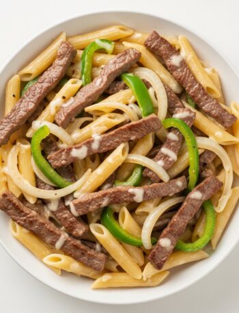 Philly Cheese Steak Pasta