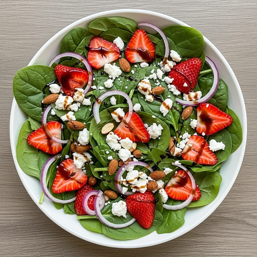 Strawberry Spinach Salad