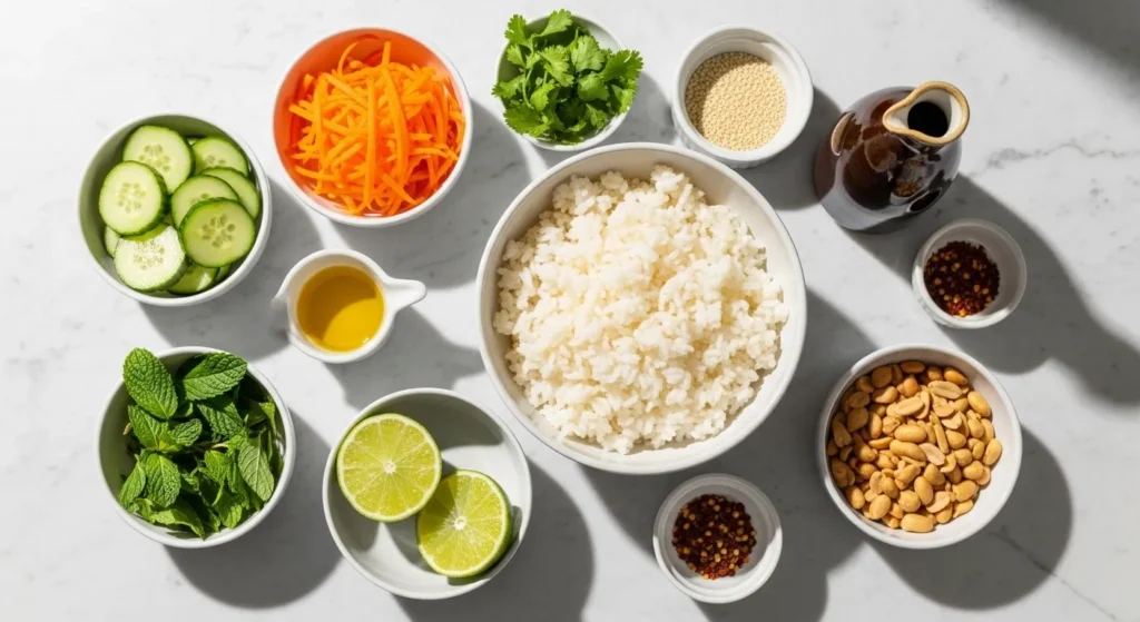 crispy rice salad