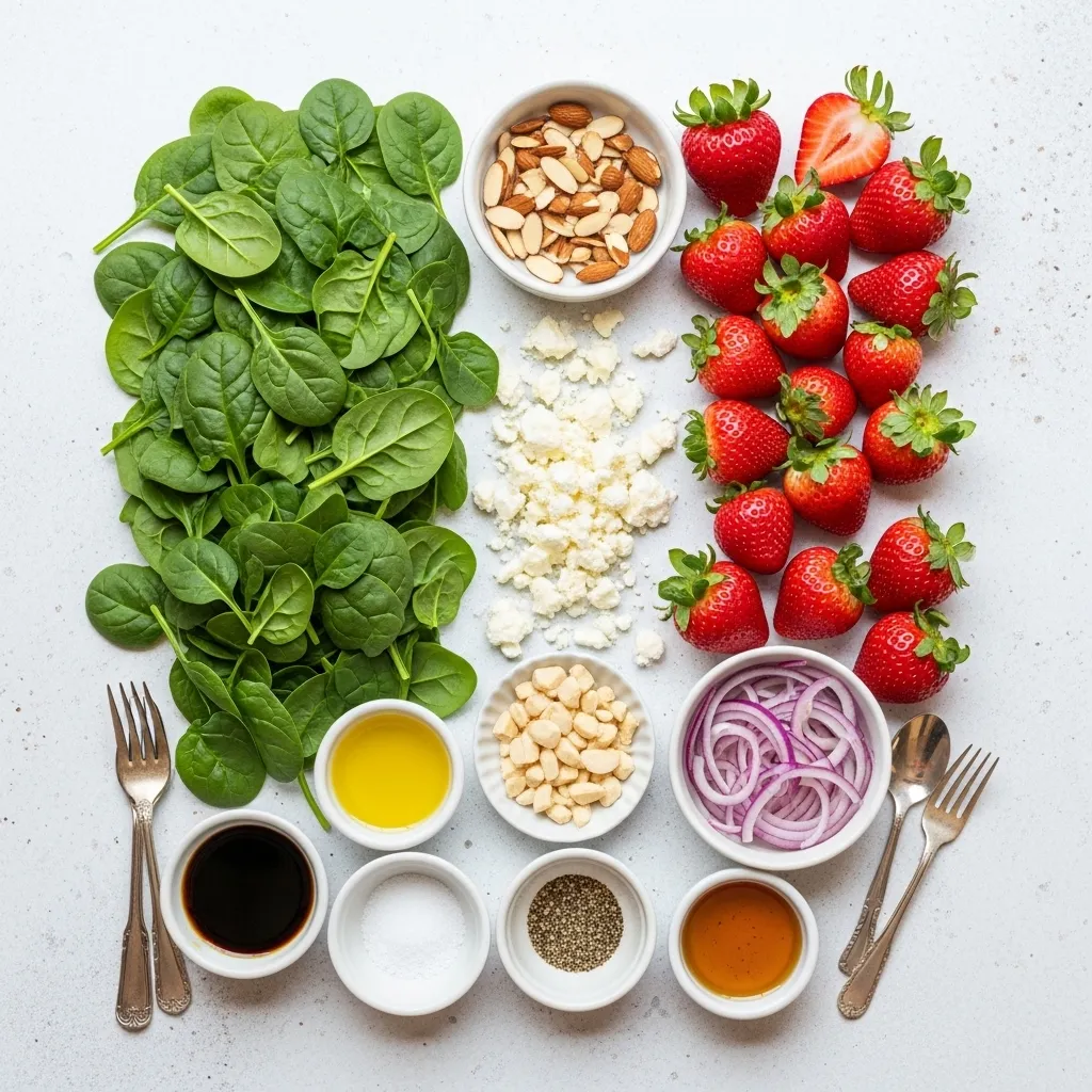 Strawberry Spinach Salad