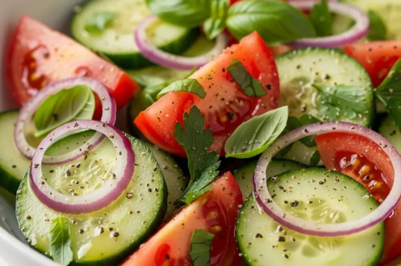Cucumber Tomato Salad