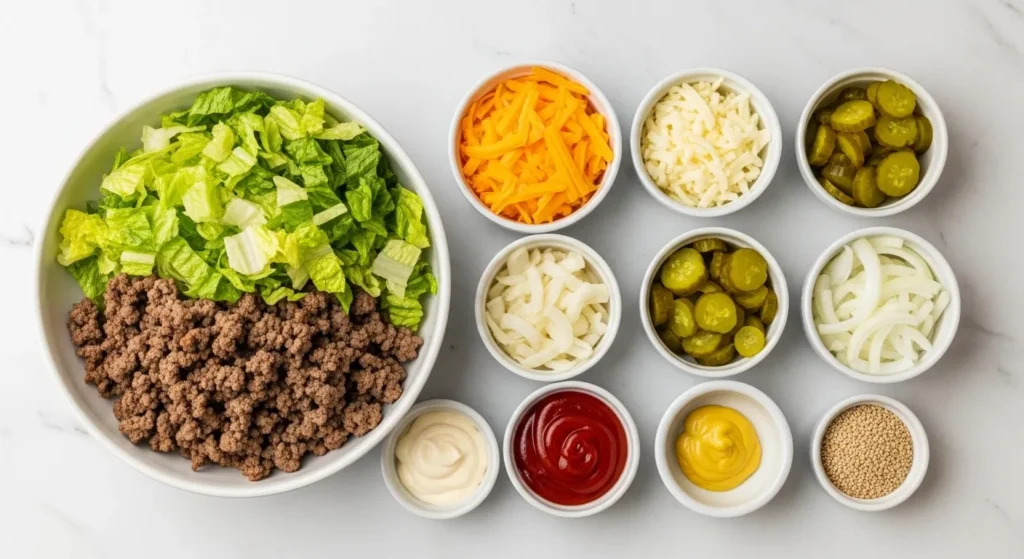 big mac salad