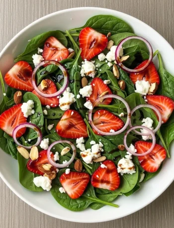 Strawberry Spinach Salad