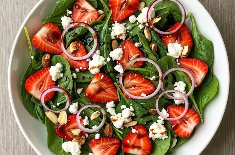 Strawberry Spinach Salad
