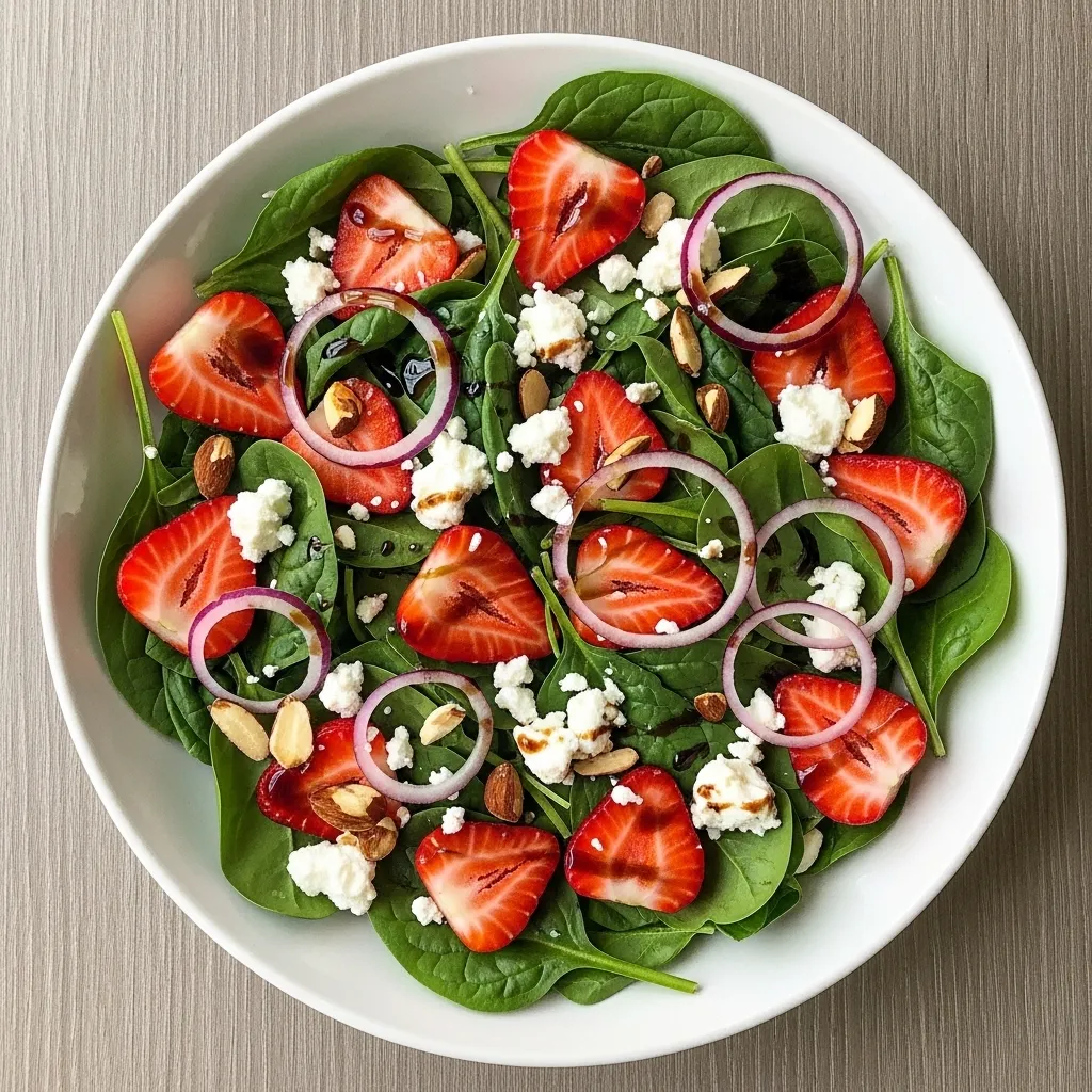 Strawberry Spinach Salad